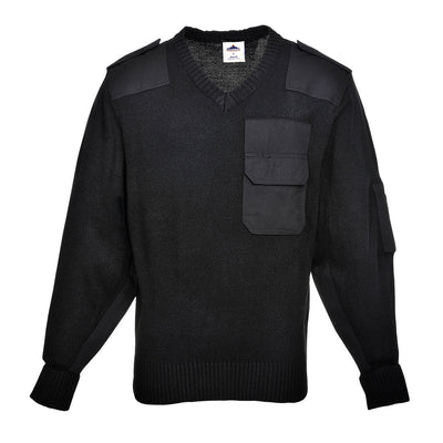 Portwest B310 Nato Sweater 1#colour_black