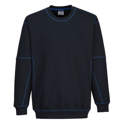 Portwest B318 Essential Two Tone Sweatshirt 1#colour_navy-royal