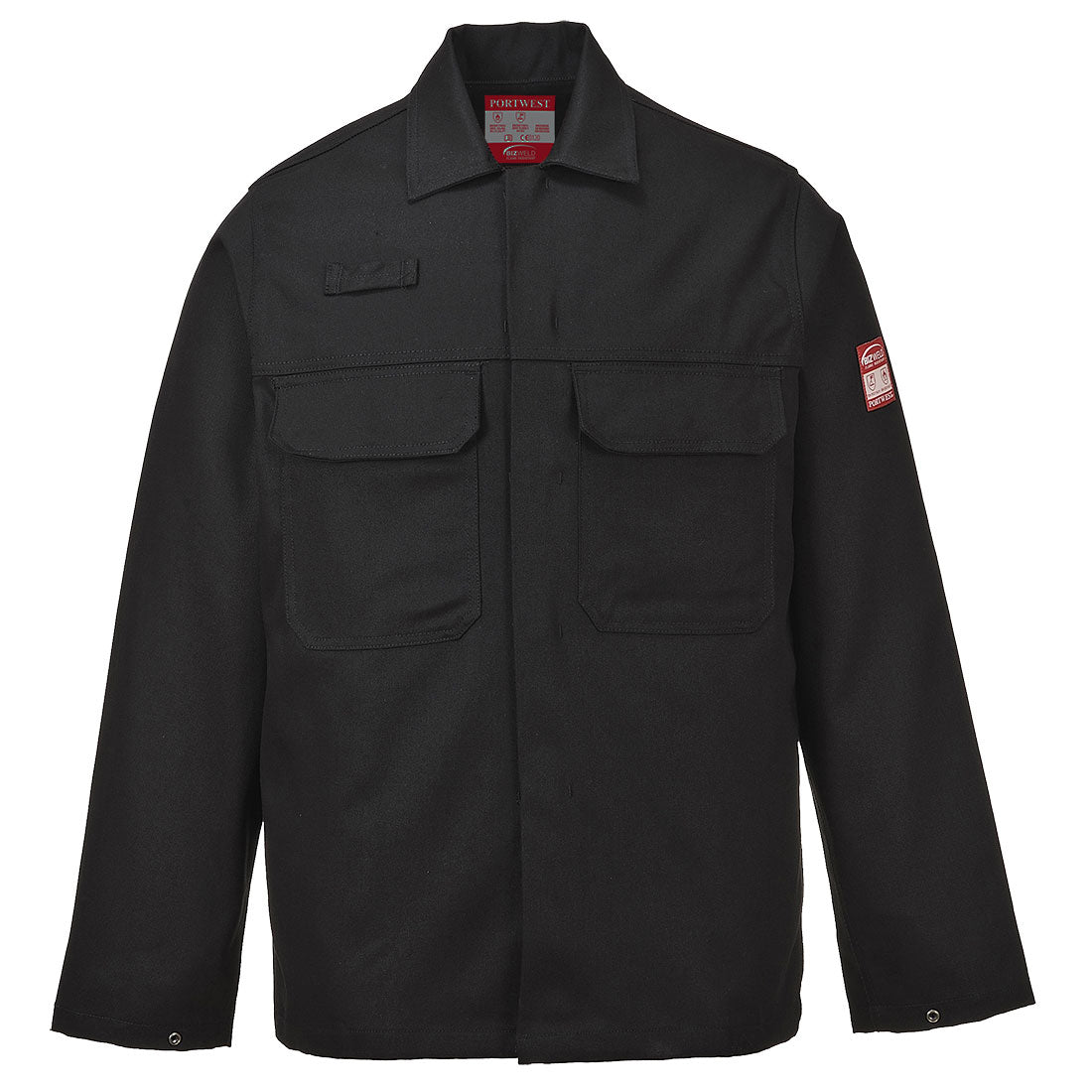 Portwest BIZ2 Bizweld Flame Retardant Jacket 1#colour_black