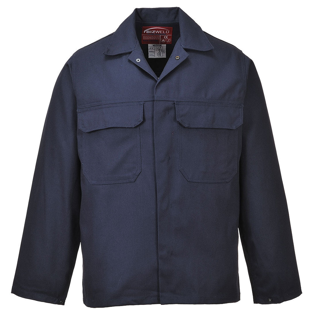 Portwest BIZ2 Bizweld Flame Retardant Jacket 1#colour_navy 2#colour_navy