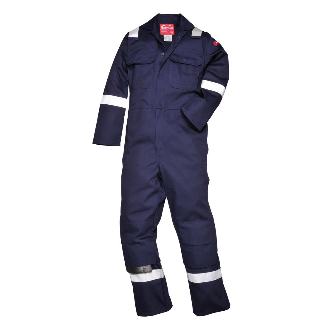 Portwest BIZ5 Bizweld Iona FR Coveralls 1#colour_navy 2#colour_navy