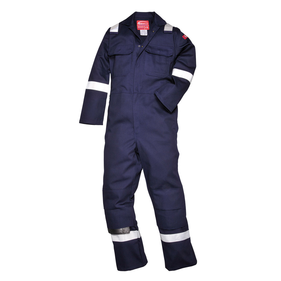 Portwest BIZ5 Bizweld Iona FR Coveralls 1#colour_navy 2#colour_navy 3#colour_navy