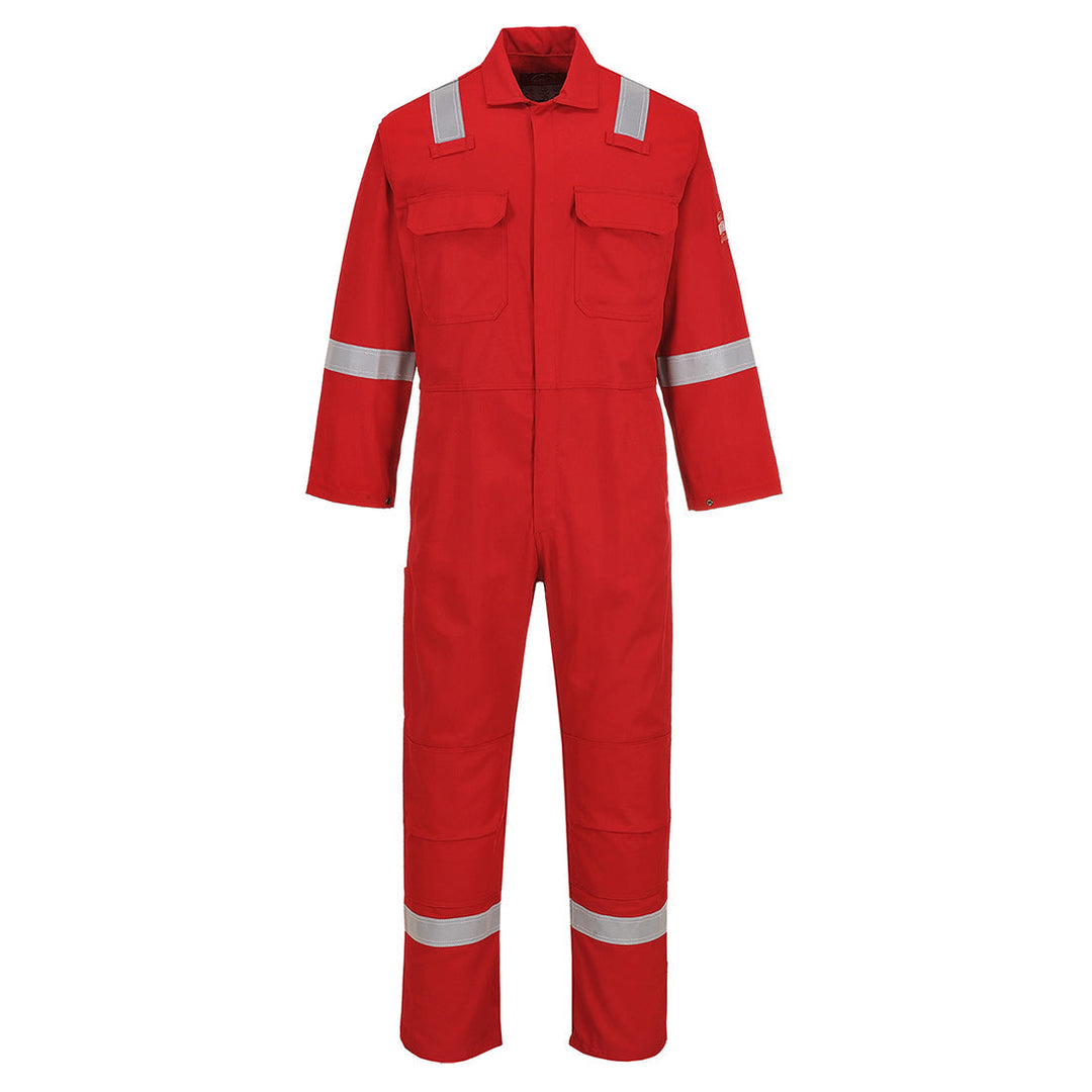 Portwest BIZ5 Bizweld Iona FR Coveralls 1#colour_red