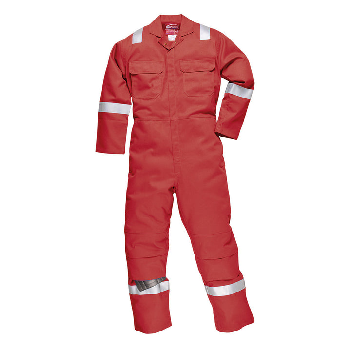 Portwest BIZ5 Bizweld Iona FR Coveralls 1#colour_red 2#colour_red