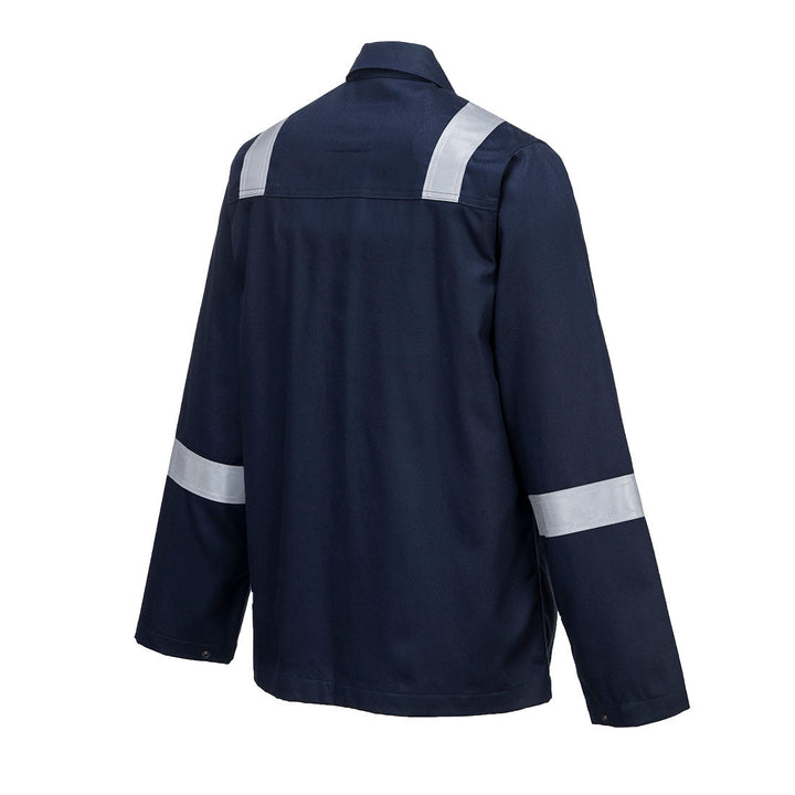 Portwest BZ13 Bizweld Iona Flame Retardant Jacket 1#colour_navy 2#colour_navy 3#colour_navy