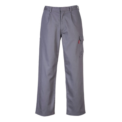 Portwest BZ31 Bizweld FR Cargo Pants 1#colour_grey 2#colour_grey