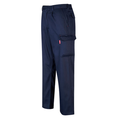 Portwest BZ31 Bizweld FR Cargo Pants 1#colour_navy