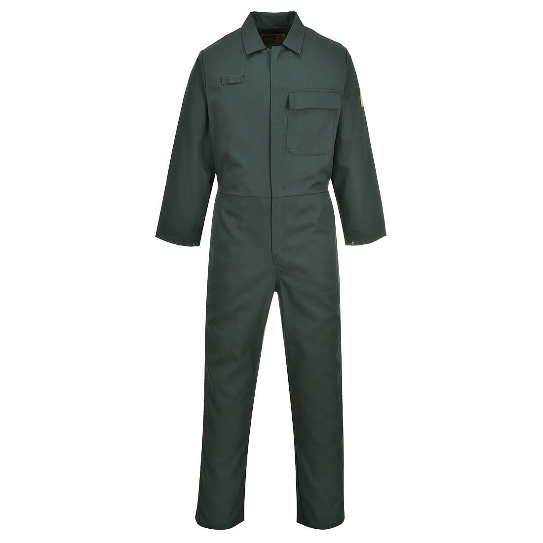 Portwest C030 CE Safe-Welder Flame Retardant Coveralls Bottle Green Main#colour_bottle-green