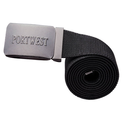 Portwest C105 Elasticated Work Belt 1#colour_black