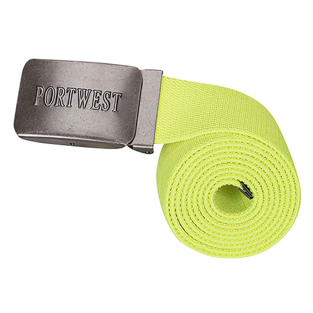 Portwest C105 Elasticated Work Belt 1#colour_yellow