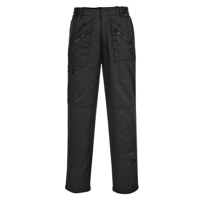 Portwest C387 Lined Action Trousers 1#colour_black 2#colour_black
