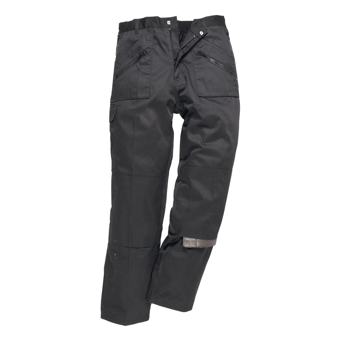 Portwest C387 Lined Action Trousers 1#colour_black 2#colour_black 3#colour_black