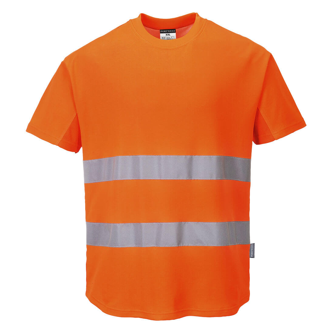 Portwest C394 Mesh Hi Vis T-Shirt 1#colour_orange