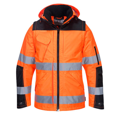 Portwest C469 Pro Hi Vis 3-in-1 Jacket 1#colour_orange-black