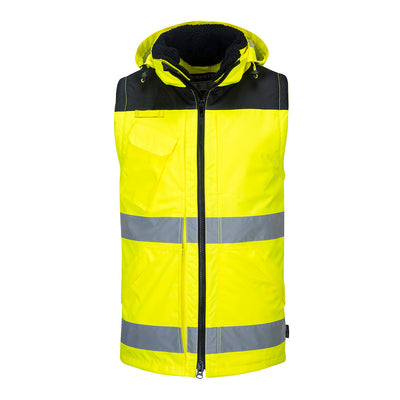Portwest C469 Pro Hi Vis 3-in-1 Jacket 1#colour_yellow-black 2#colour_yellow-black 3#colour_yellow-black