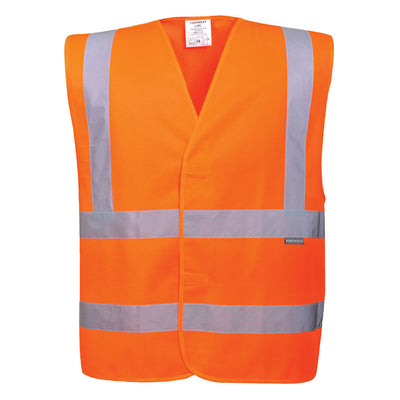 Portwest C470 Hi Vis Two Band & Brace Vest 1#colour_orange