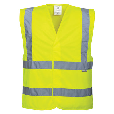 Portwest C470 Hi Vis Two Band & Brace Vest 1#colour_yellow