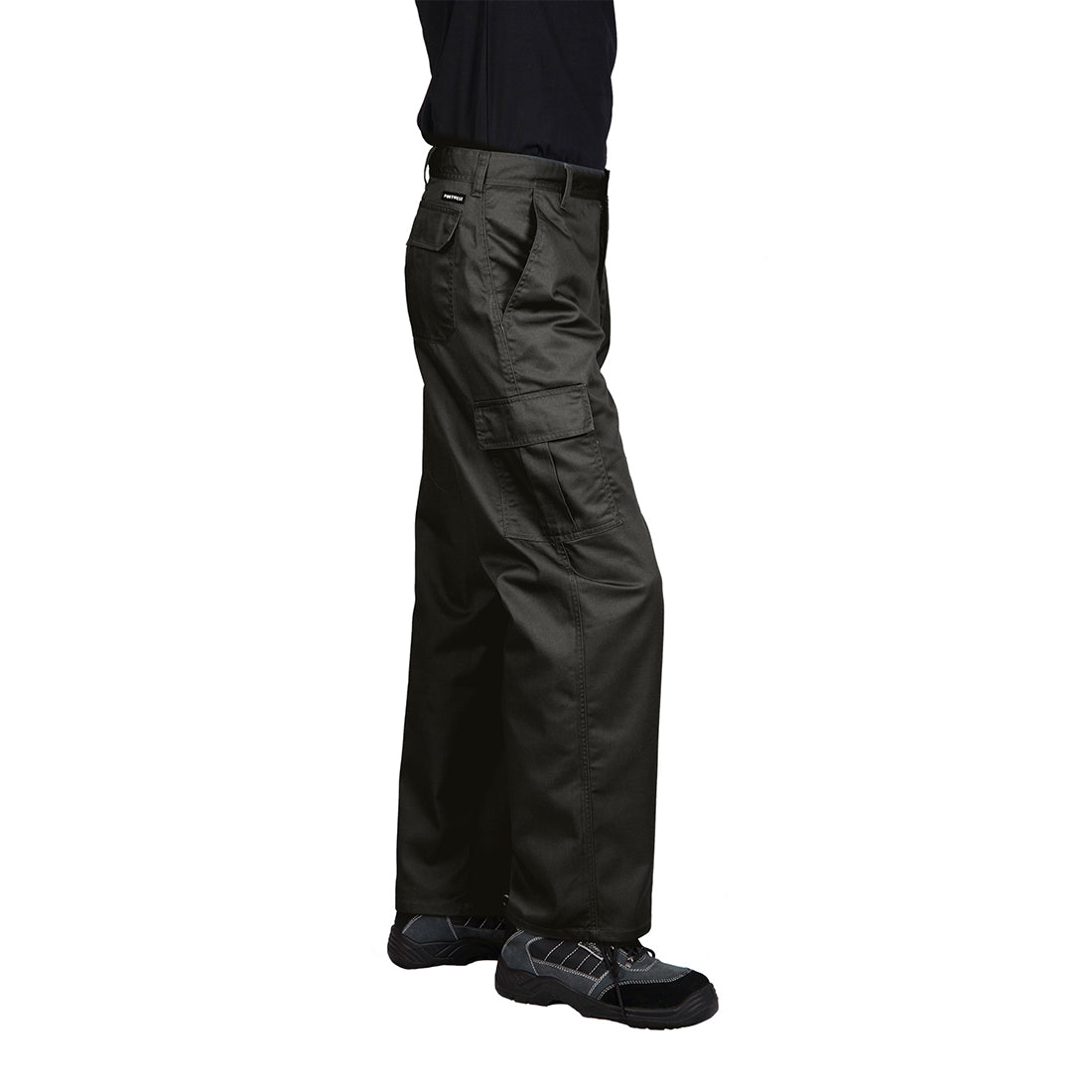 Portwest C701 Combat Trousers 1#colour_black 2#colour_black 3#colour_black