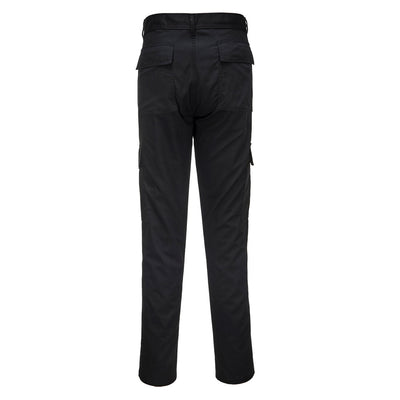Portwest C711 Slim Fit Combat Trousers 1#colour_black