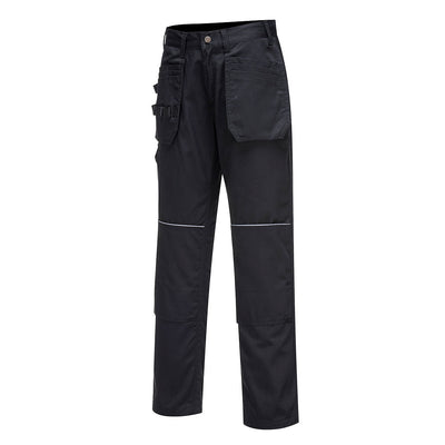 Portwest C720 Tradesman Holster Trousers 1#colour_black 2#colour_black