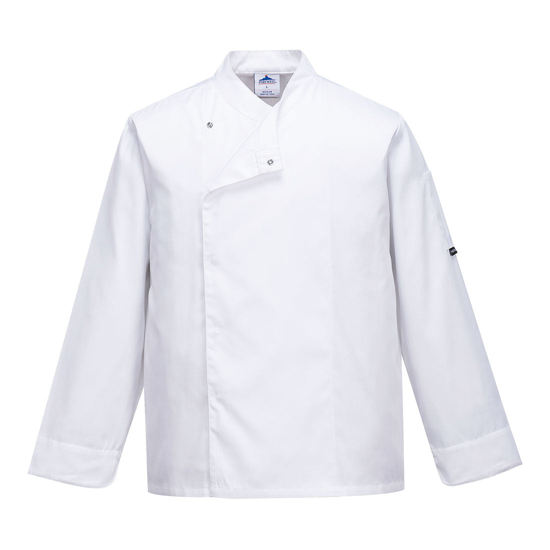 Portwest C730 Cross-Over Chefs Jacket 1#colour_white