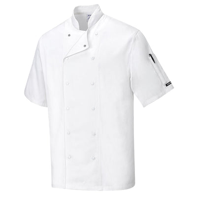 Portwest C774 Aberdeen Chefs Jacket 1#colour_white