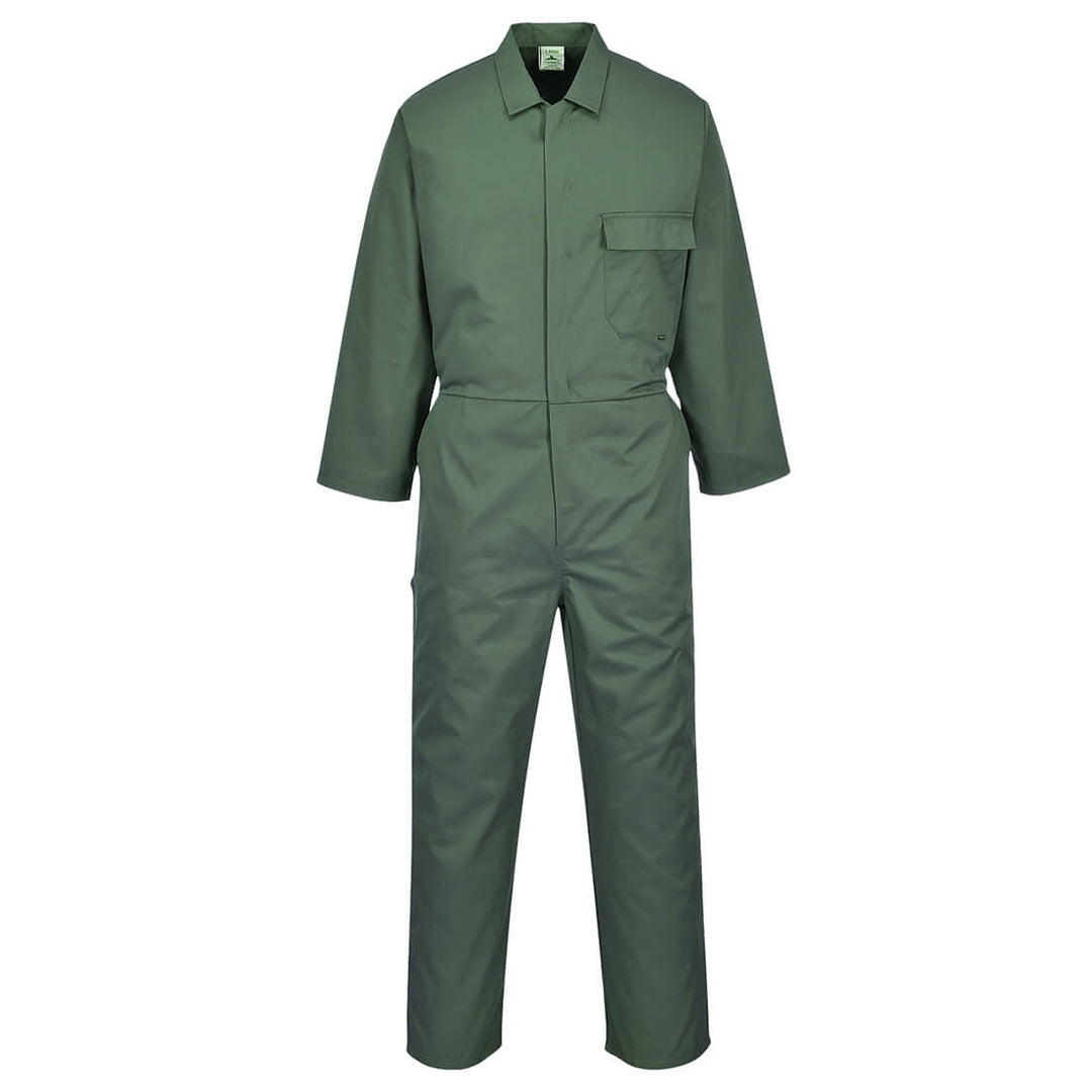 Portwest C802 Standard Coveralls Bottle Green Main#colour_bottle-green