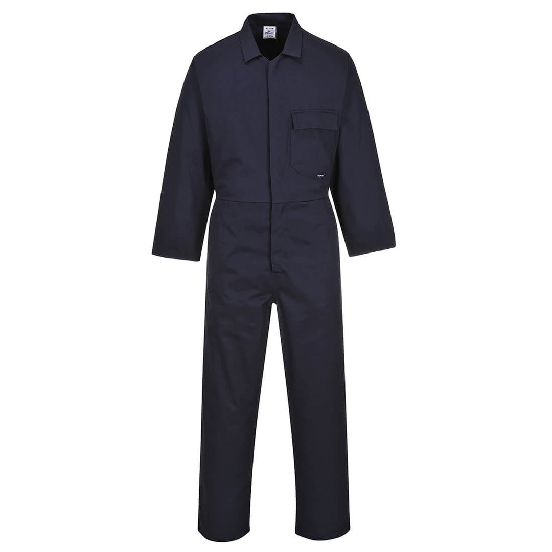 Portwest C806 Cotton Coveralls Navy Main#colour_navy