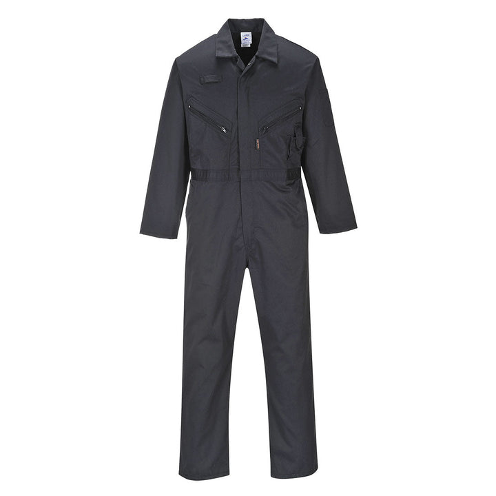 Portwest C813 Liverpool Zip Coveralls 1#colour_black