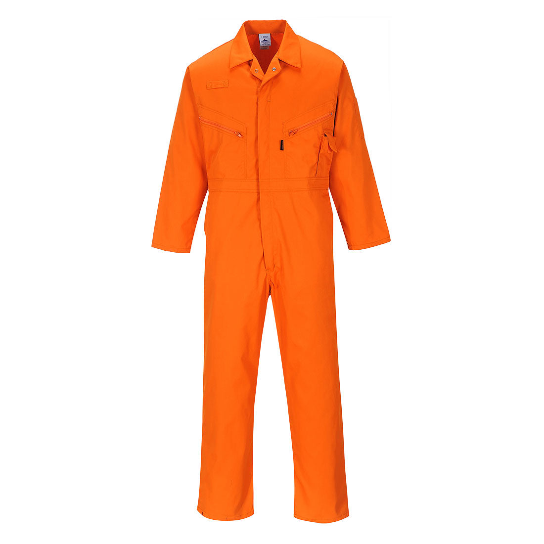 Portwest C813 Liverpool Zip Coveralls 1#colour_orange