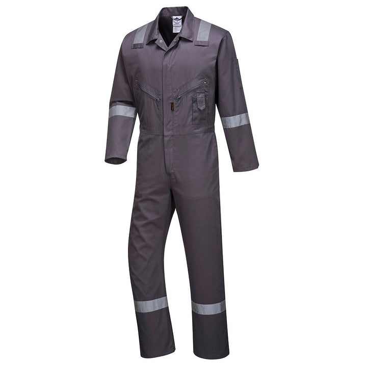 Portwest C814 Iona Cotton Coveralls 1#colour_grey