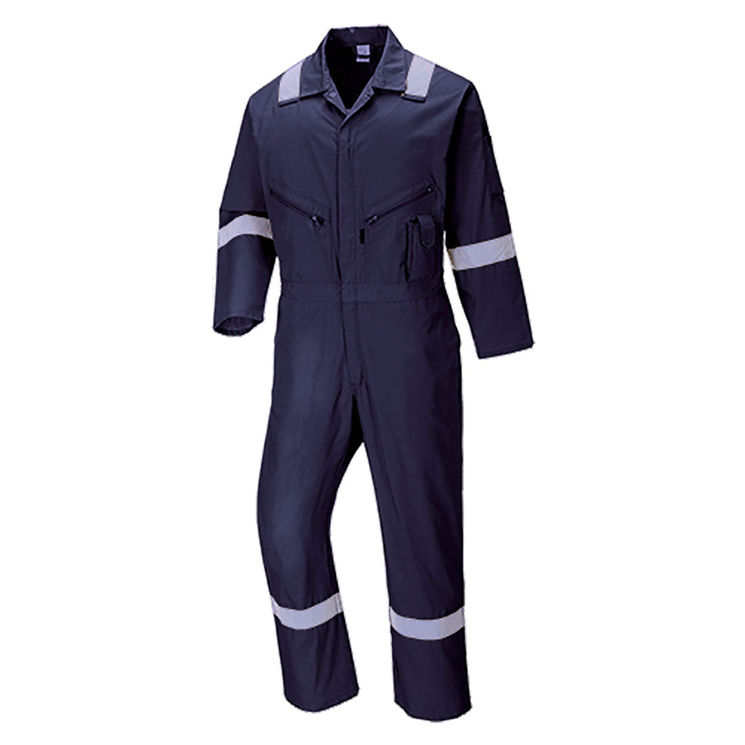 Portwest C814 Iona Cotton Coveralls 1#colour_navy