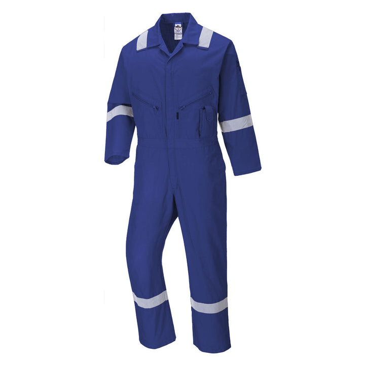 Portwest C814 Iona Cotton Coveralls 1#colour_royal-blue