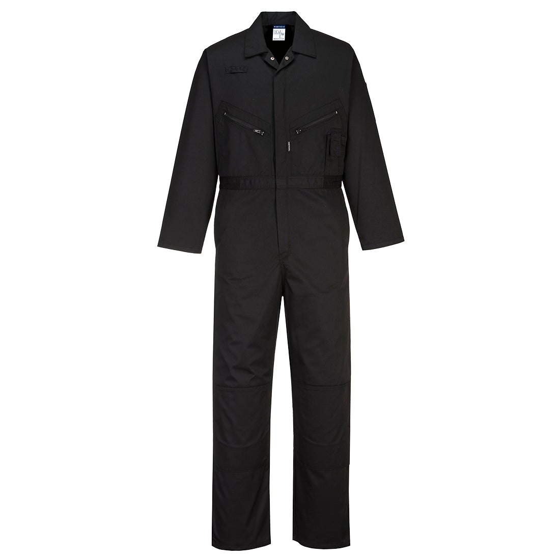 Portwest C815 Kneepad Coveralls 1#colour_black