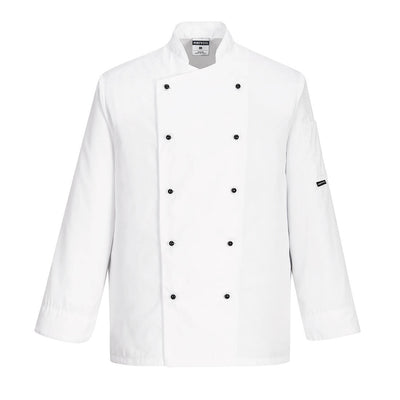 Portwest C834 Somerset Chefs Jacket 1#colour_white