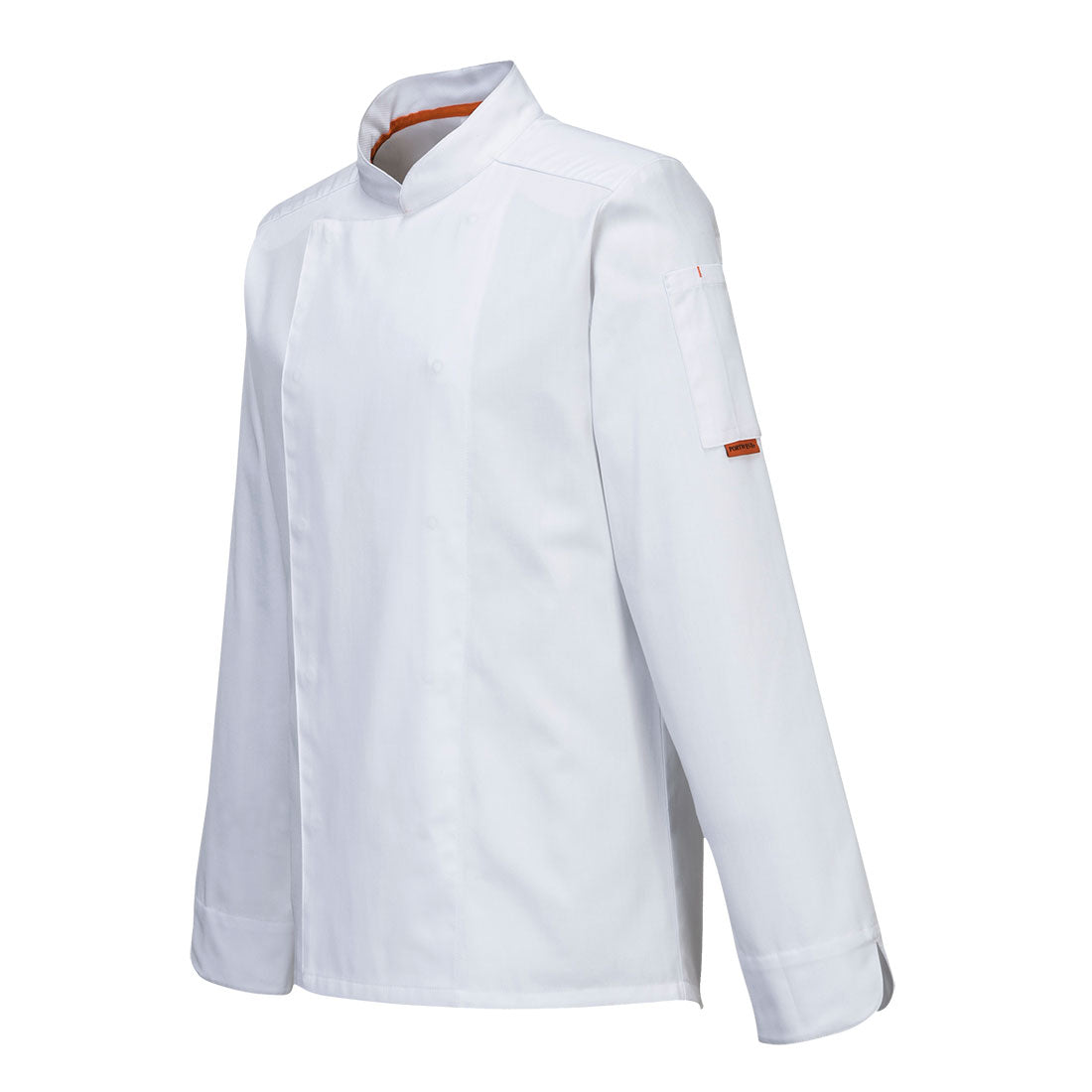 Portwest C838 MeshAir Pro Chefs Jacket Long Sleeved 1#colour_white 2#colour_white