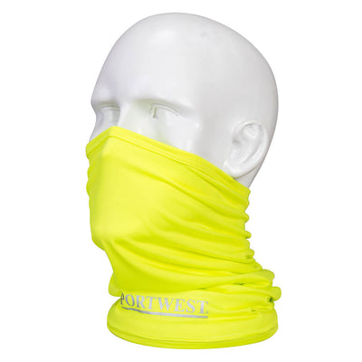 Portwest CS25 Anti-Microbial Multiway Scarf 1#colour_yellow