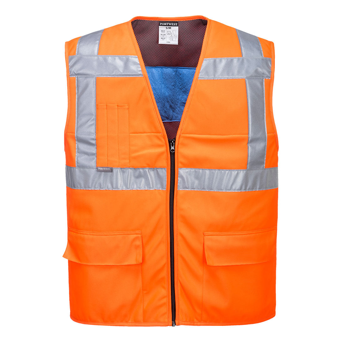 Portwest CV02 Hi Vis Cooling Vest 1#colour_orange