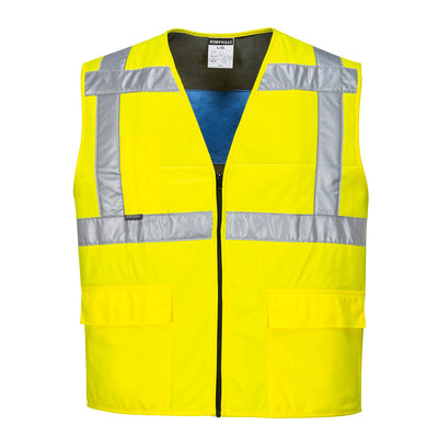 Portwest CV02 Hi Vis Cooling Vest 1#colour_yellow