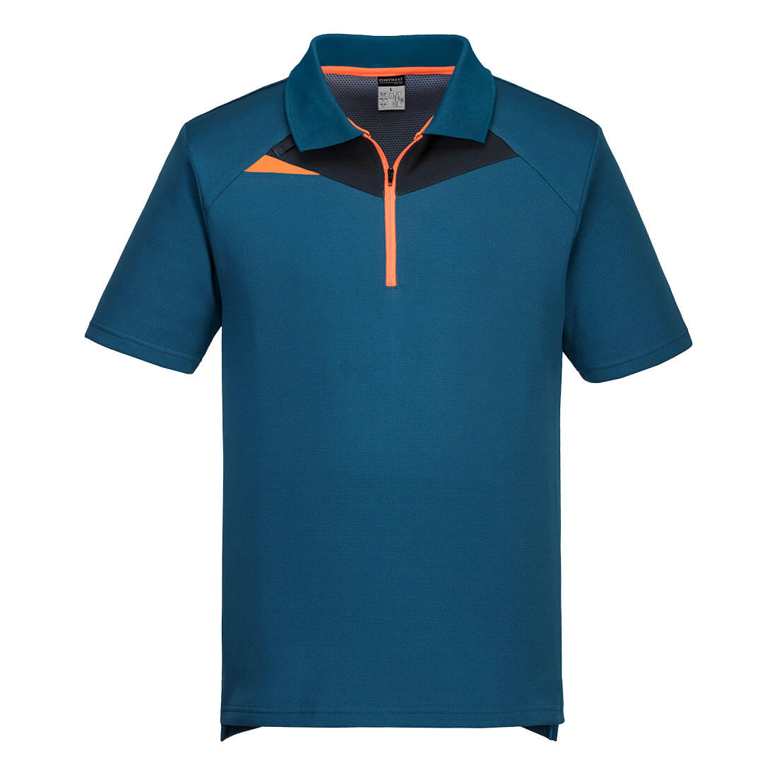 Portwest DX410 DX4 Polo Shirt Short Sleeve 1#colour_metro-blue
