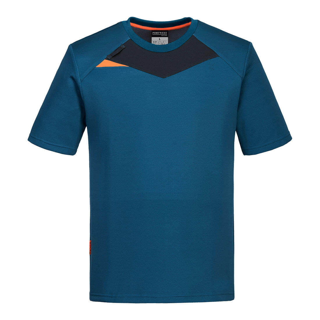 Portwest DX411 DX4 T-Shirt Short Sleeve 1#colour_metro-blue