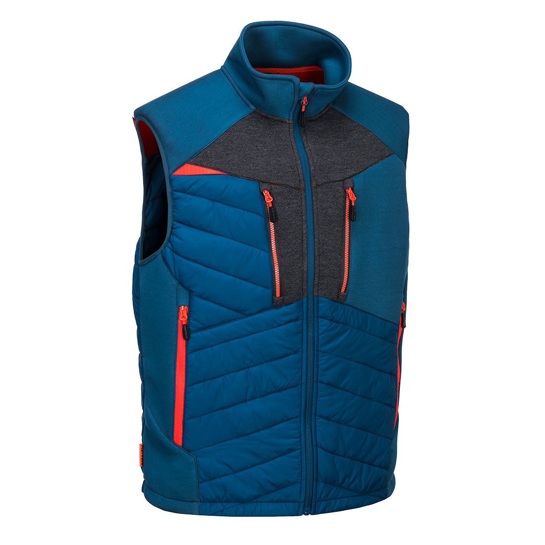 Portwest DX470 DX4 Baffle Gilet 1#colour_metro-blue 2#colour_metro-blue 3#colour_metro-blue