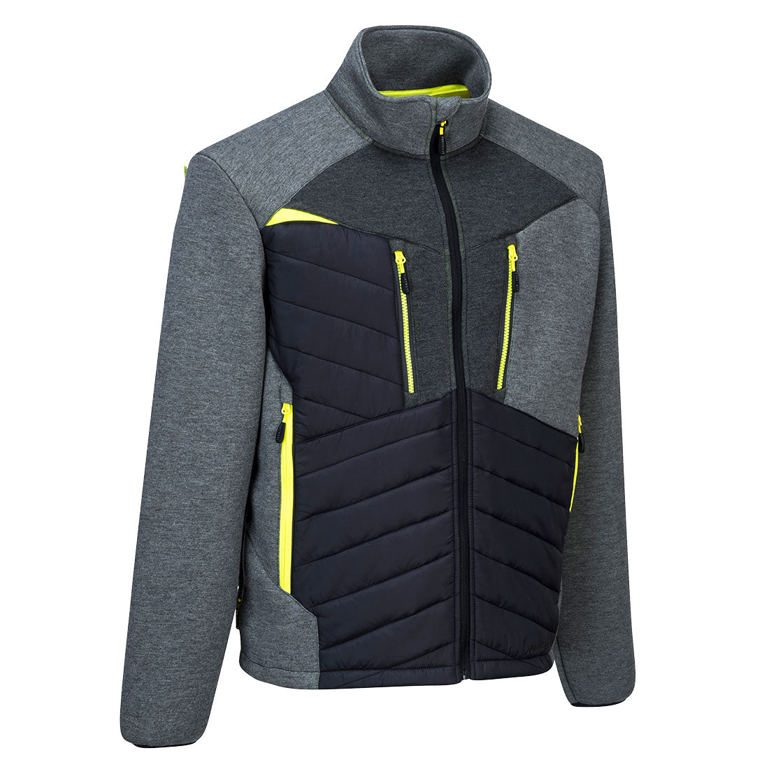 Portwest DX471 DX4 Baffle Jacket 1#colour_metal-grey 2#colour_metal-grey 3#colour_metal-grey