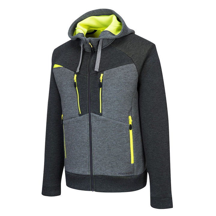 Portwest DX472 DX4 Zipped Hoodie 1#colour_metal-grey 2#colour_metal-grey