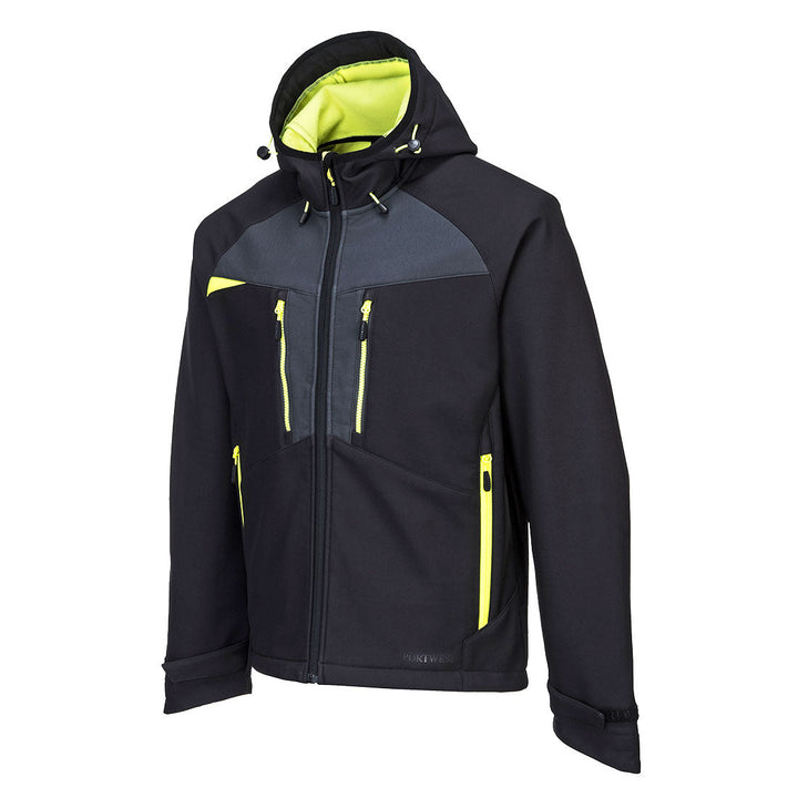 Portwest DX474 DX4 Softshell Jacket 1#colour_black 2#colour_black