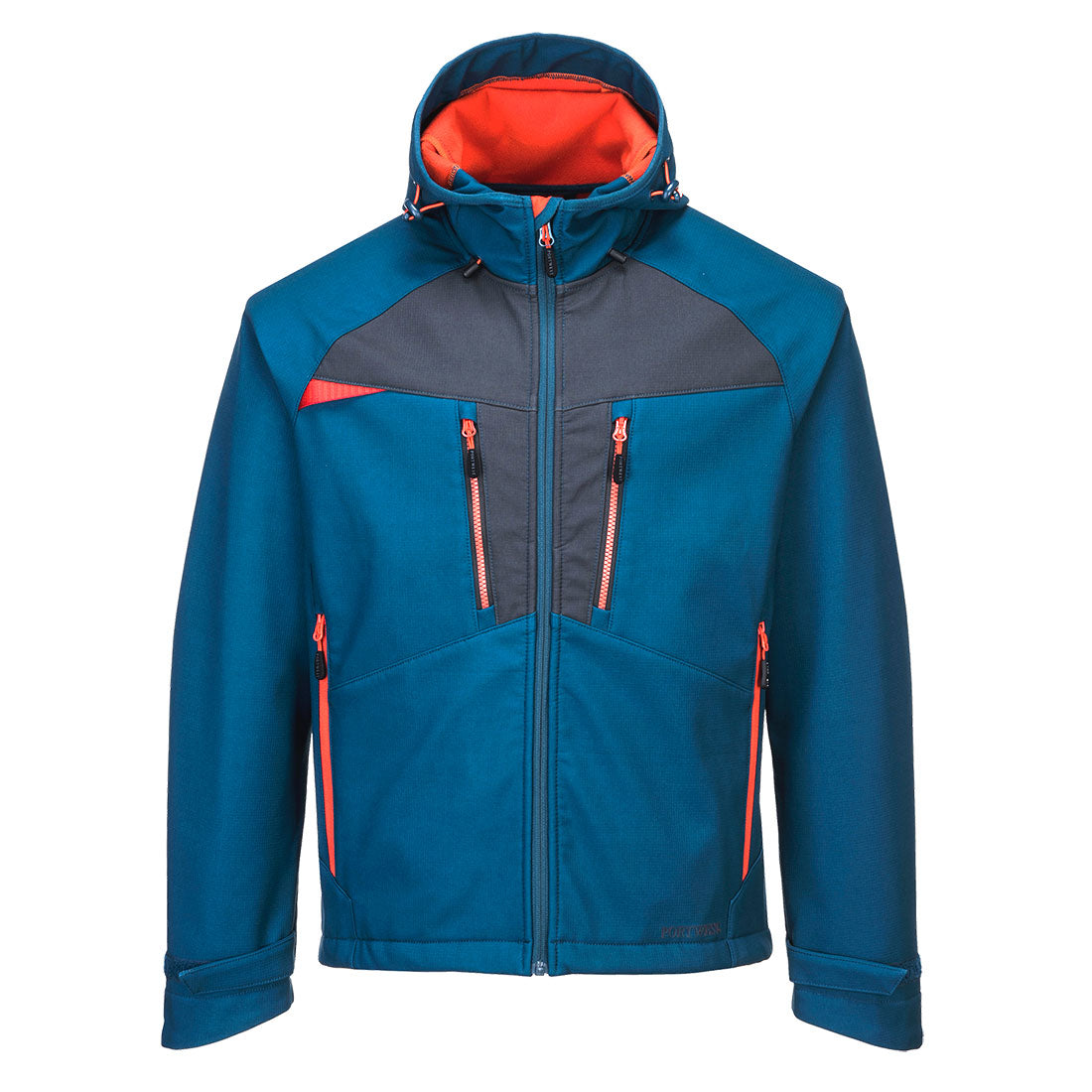 Portwest DX474 DX4 Softshell Jacket 1#colour_metro-blue