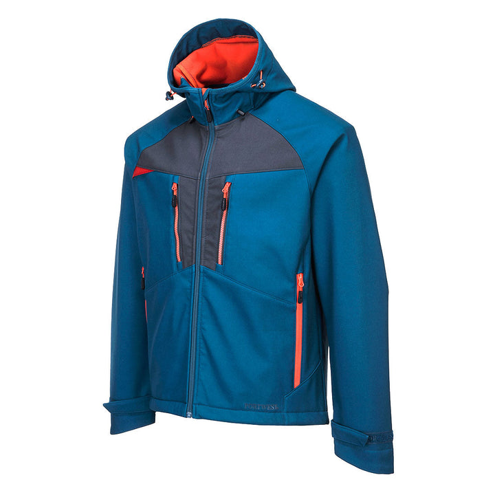 Portwest DX474 DX4 Softshell Jacket 1#colour_metro-blue 2#colour_metro-blue