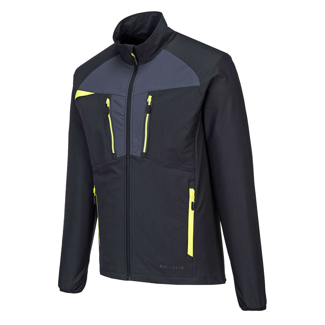 Portwest DX480 DX4 Zip Base Layer Top 1#colour_black 2#colour_black