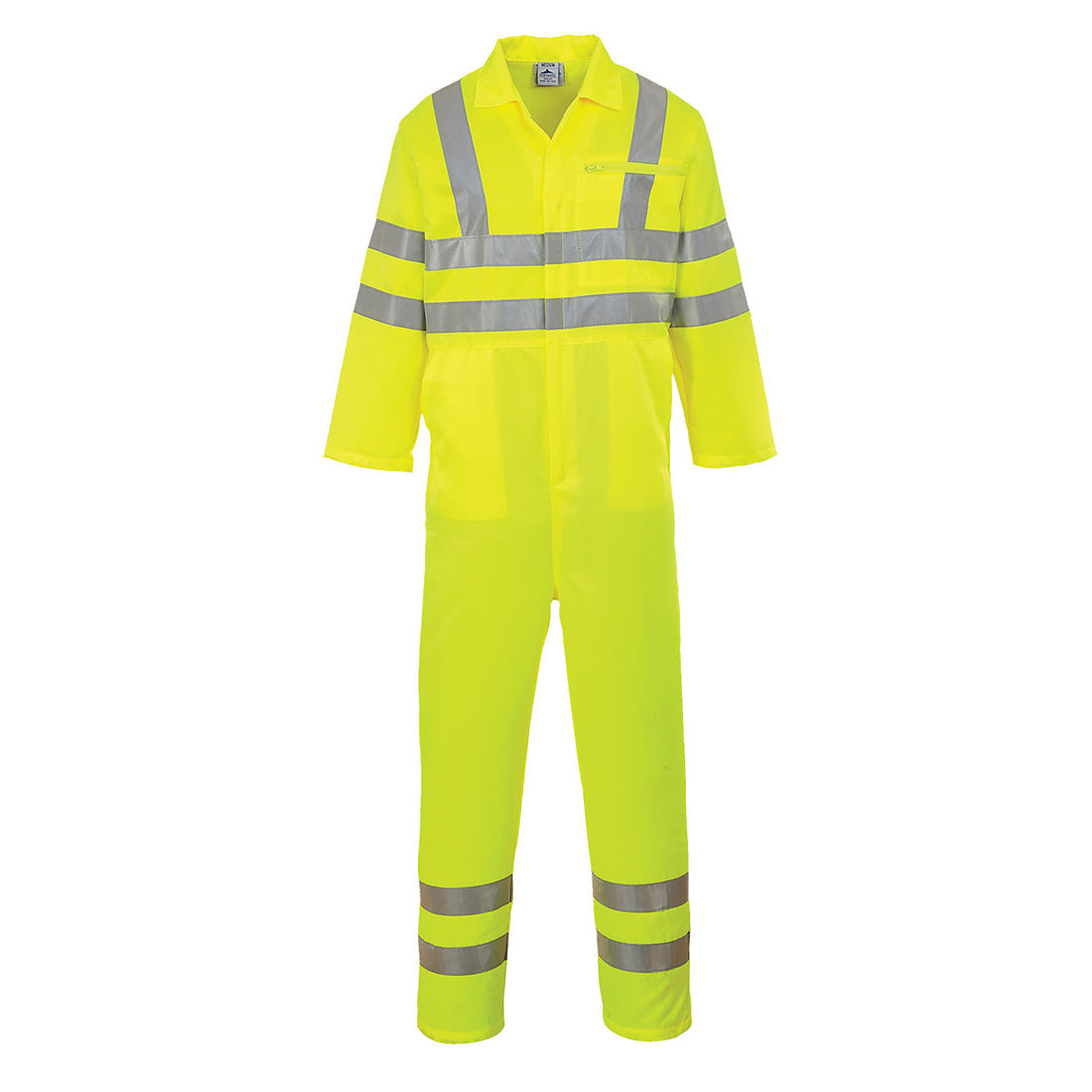 Portwest E042 Hi Vis Poly-cotton Coveralls 1#colour_yellow