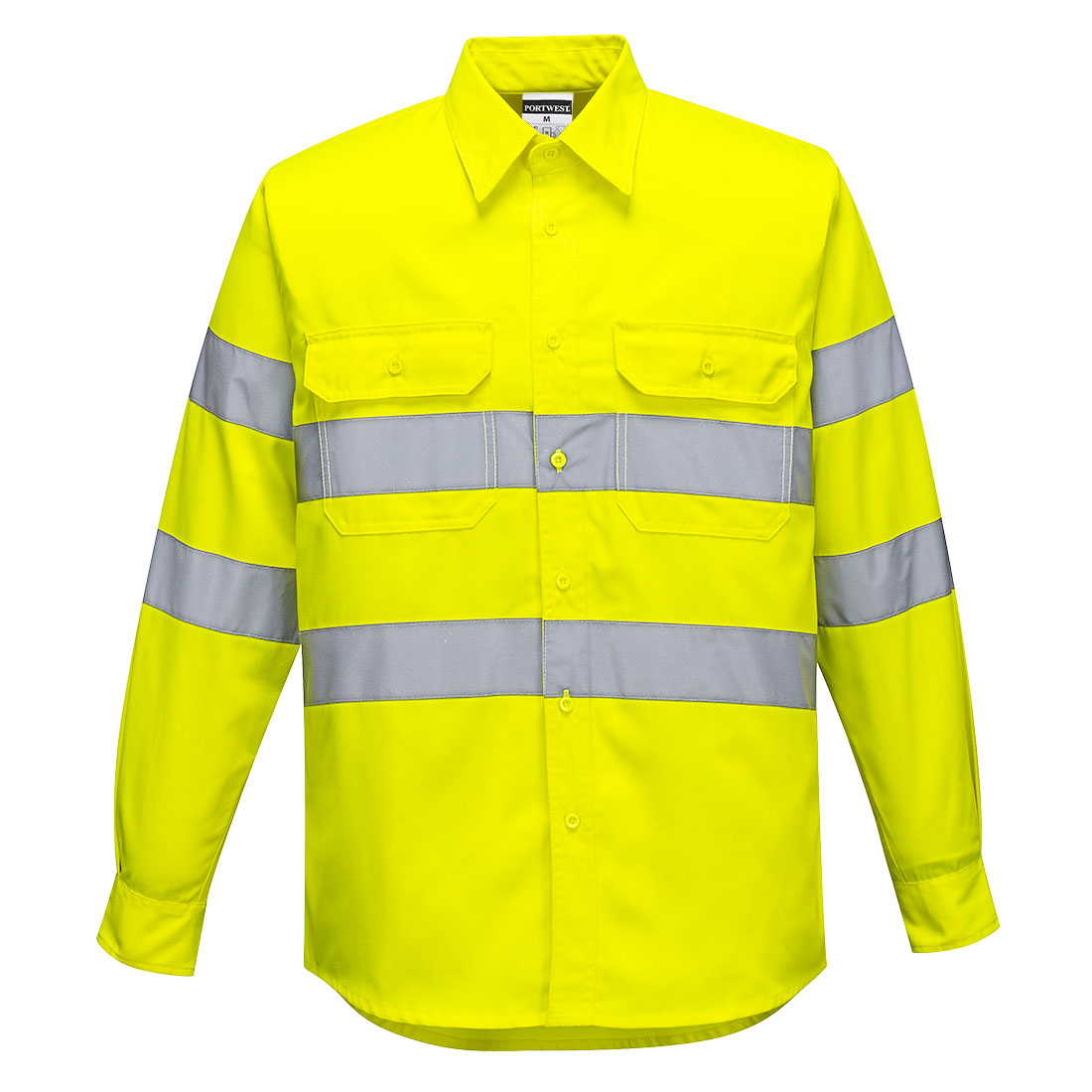 Portwest E044 Hi Vis Shirt 1#colour_yellow